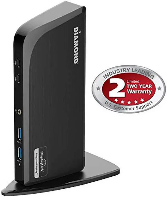 Main image of Diamond Multimedia DS3900PD Diamond Multimedia Triple Display 4K Universal Type-C Docking Station with Power Delivery (65W) for Mac and Windows Equipped Type-C/Thunderbolt 3 Laptops
