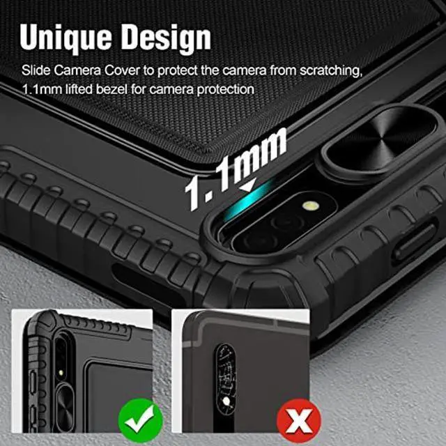 Alt view image 4 of 5 - Nillkin Galaxy Tab S8 Plus/S7 FE/S7 Plus Keyboard Case and iPad Pro 12.9 Case with Keyboard
