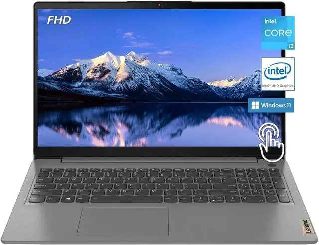 Main image of Lenovo 2023 Newest Ideapad 3i Laptop, 15.6" FHD Touchscreen, 12GB DDR4 RAM, 11th Gen Intel Core i3-1115G4 Processor, 256GB SSD, HDMI, Webcam, Wi-Fi6, Bluetooth, Win11, Arctic Grey, W/GaLiMu