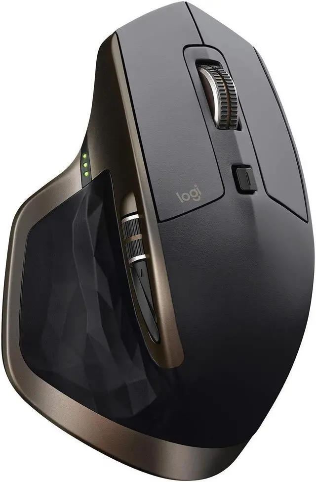 Alt view image 3 of 5 - Logitech MX Master Wireless Mouse - High-precision Sensor, Speed-adaptive Scroll Wheel, Thumb Scroll Wheel, Easy-Switch up to 3 Devices