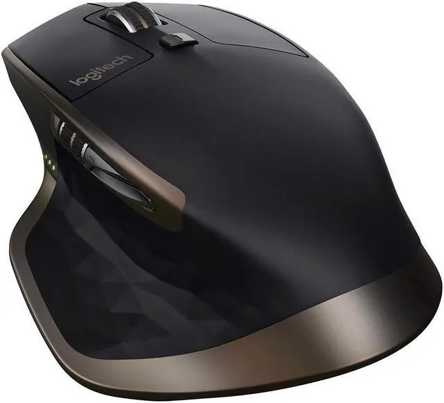 Alt view image 2 of 5 - Logitech MX Master Wireless Mouse - High-precision Sensor, Speed-adaptive Scroll Wheel, Thumb Scroll Wheel, Easy-Switch up to 3 Devices