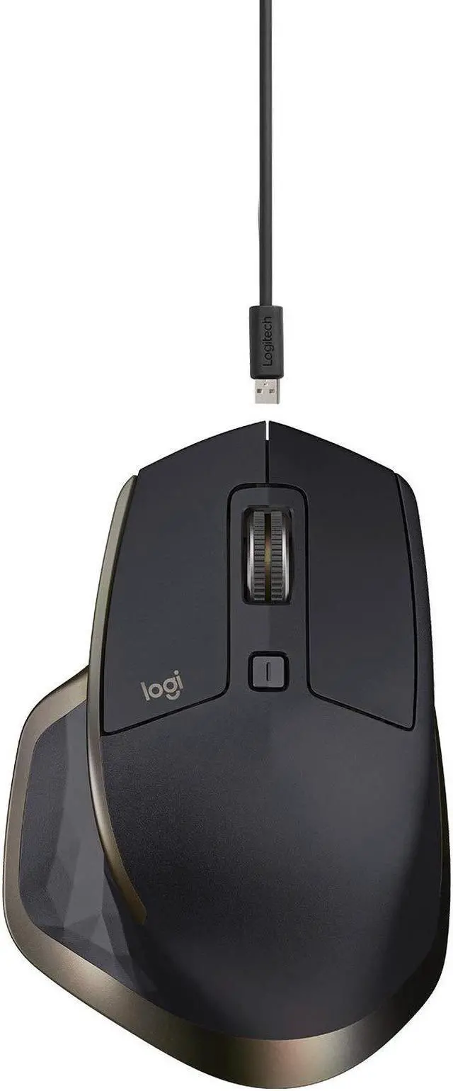 Alt view image 5 of 5 - Logitech MX Master Wireless Mouse - High-precision Sensor, Speed-adaptive Scroll Wheel, Thumb Scroll Wheel, Easy-Switch up to 3 Devices