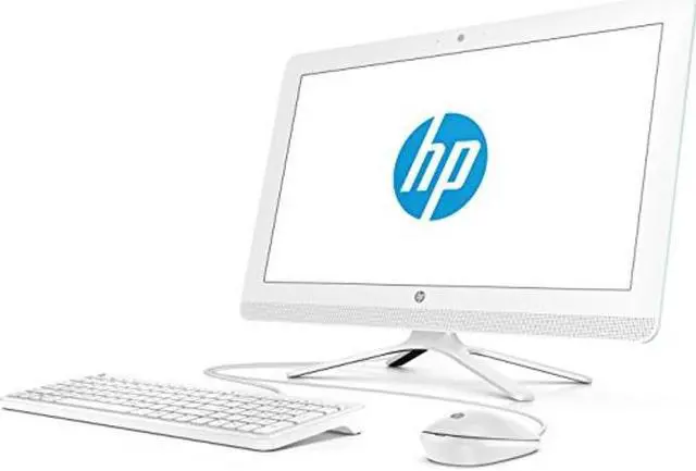 Alt view image 2 of 3 - 2019 New HP 22 All-in-One PC Full HD 21.5" Intel Celerion G4900T Intel UHD Graphics 610 1TB HDD 4GB SDRAM DVD Privacy Webcam Serenity Mint