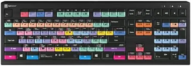 Main image of LogicKeyboard Astra 2 Series PC Wired Backlit Keyboard for Adobe After Effects CC, US English