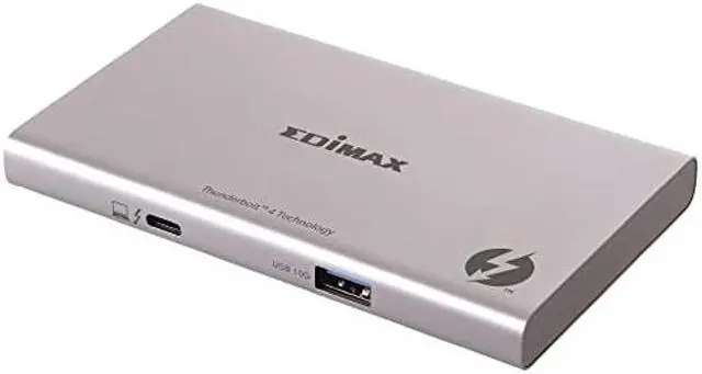 Main image of EDiMAX 5-in-1 Thunderbolt 4 Mini Slim Dock, 40Gbps, 3X 15W TB4 Ports, Single 8K@60Hz or Triple 4K Display, TD-405BP