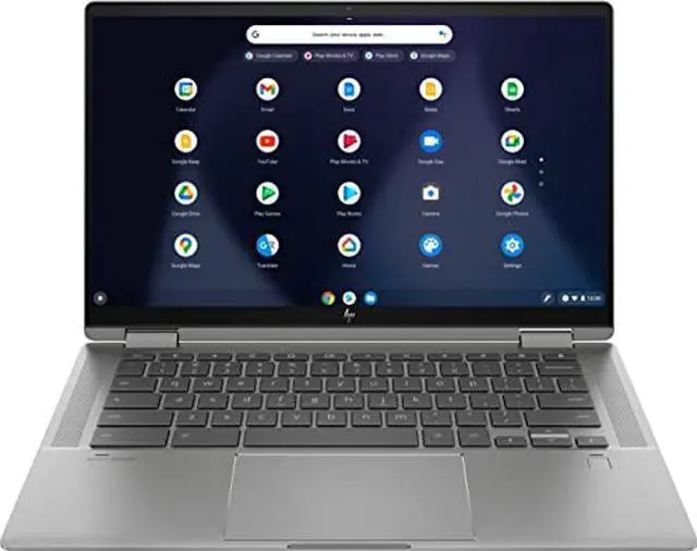 Alt view image 2 of 5 - HP 2022 Chromebook X360 2-in-1 14" FHD Touchscreen Laptop, Intel Core i3-10110U Processor, 8GB RAM, 64GB eMMC, Backlit Keyboard, Wi-Fi 6, Webcam, Chrome OS, Mineral Silver, 2-Week IFT Support