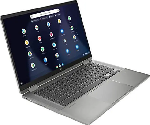 Alt view image 4 of 5 - HP 2022 Chromebook X360 2-in-1 14" FHD Touchscreen Laptop, Intel Core i3-10110U Processor, 8GB RAM, 64GB eMMC, Backlit Keyboard, Wi-Fi 6, Webcam, Chrome OS, Mineral Silver, 2-Week IFT Support