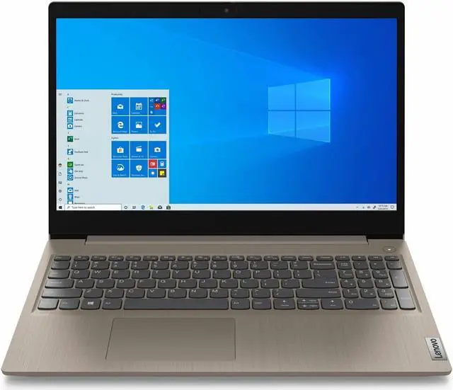 Main image of Lenovo IdeaPad 3i 15.6" FHD Laptop, Core i3-1115G4 up to 4.10 GHz, 12GB DDR4 RAM, 512GB PCIe SSD, HDMI, USB, Keypad, SD Card Reader, FP Reader, Almond, Win 11