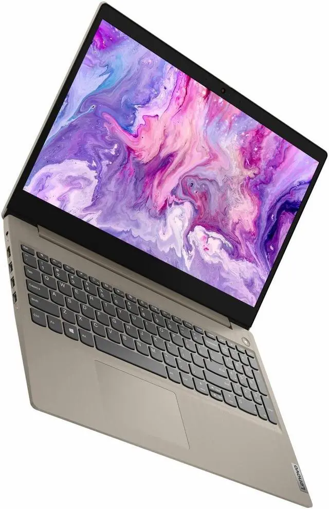 Alt view image 4 of 5 - Lenovo IdeaPad 3i 15.6" FHD Laptop, Core i3-1115G4 up to 4.10 GHz, 12GB DDR4 RAM, 512GB PCIe SSD, HDMI, USB, Keypad, SD Card Reader, FP Reader, Almond, Win 11