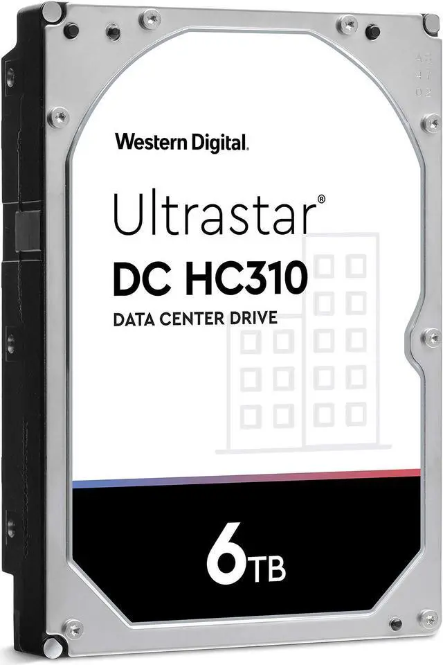 Alt view image 2 of 5 - Western Digital 6TB Ultrastar DC HC310 SATA HDD - 7200 RPM Class, SATA 6 Gb/s, 256MB Cache, 3.5" - HUS726T6TALE6L4