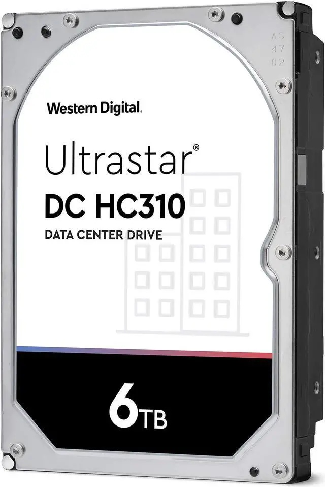 Alt view image 3 of 5 - Western Digital 6TB Ultrastar DC HC310 SATA HDD - 7200 RPM Class, SATA 6 Gb/s, 256MB Cache, 3.5" - HUS726T6TALE6L4