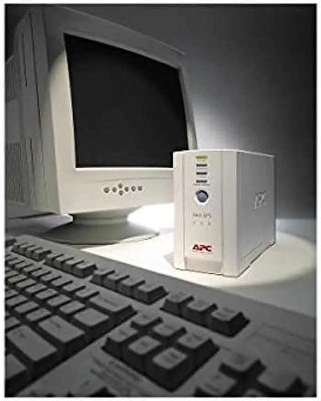 Alt view image 3 of 3 - APC BK500 BK500 Back-UPS CS Battery Backup System, 6 Outlets, 500 VA, 480 J