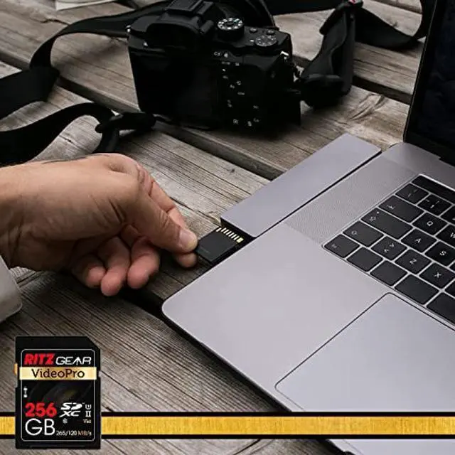 Alt view image 5 of 5 - Video Pro CFExpress Type B 1TB Card (1700/1400 R/W) + SD Card UHS-II 256GB SDXC Memory Card U3 V60 (R 265mb/s 120mb/s Write) (Not Recommended for Nikon Cameras)
