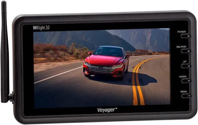 Main image of Voyager WVSXM70 Digital Wireless 7" Monitor, Compatible with WiSight 2.0, Supports up to 4 Wireless Cameras Simultaneously (WVSXC150 or WVSXC160), Auto-Pairing Capability, Signal up to 60 feet