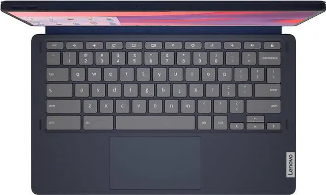 Alt view image 4 of 5 - Lenovo - Chromebook Duet 5-13.3" OLED Touch Screen Tablet - 8GB Memory - 128GB SSD - with Keyboard - Abyss Blue
