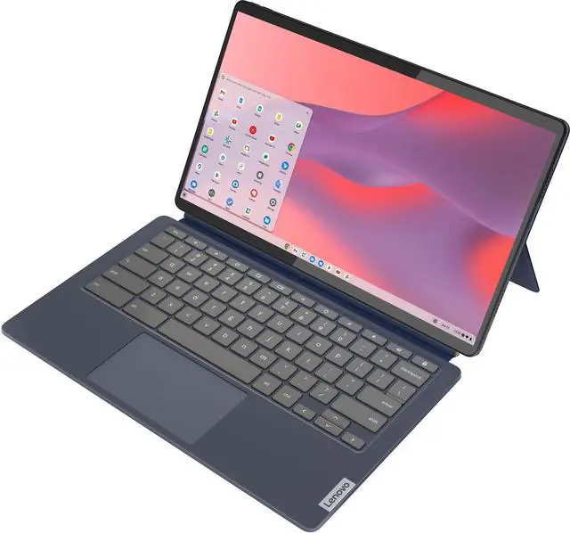 Alt view image 5 of 5 - Lenovo - Chromebook Duet 5-13.3" OLED Touch Screen Tablet - 8GB Memory - 128GB SSD - with Keyboard - Abyss Blue