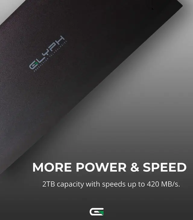 Alt view image 3 of 5 - Glyph Thunderbolt 3 NVMe Dock (2 TB)
