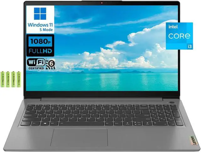 Main image of Lenovo Ideapad 3i 15 15.6" FHD Touchscreen Laptop, 11th Dual-Core i3-1115G4, Intel UHD Graphics, 8GB RAM, 512GB PCIe SSD, Numpad, Privacy Camera, Wi-Fi 6, BT, HDMI, Windows 11 Home(S Mode), w/Battery