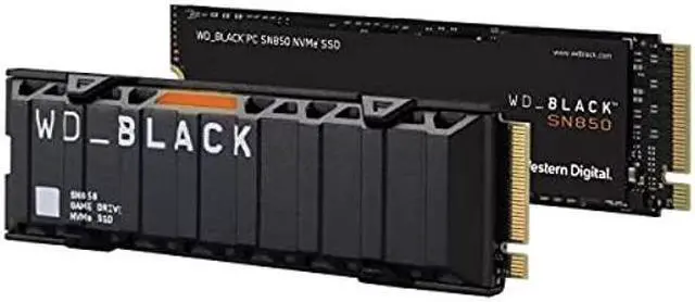 Alt view image 4 of 4 - Western Digital WD Black SN850 1TB NVMe PCIe 4.0 M.2 Internal Gaming SSD with Heatsink