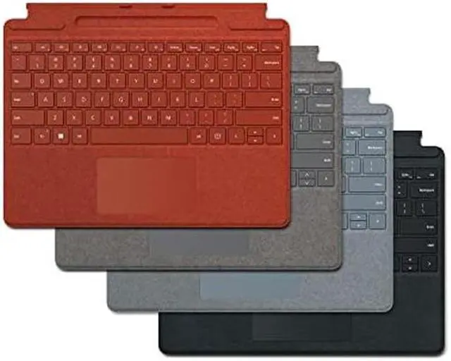 Alt view image 4 of 5 - Microsoft Surface Pro Signature Keyboard - Platinum