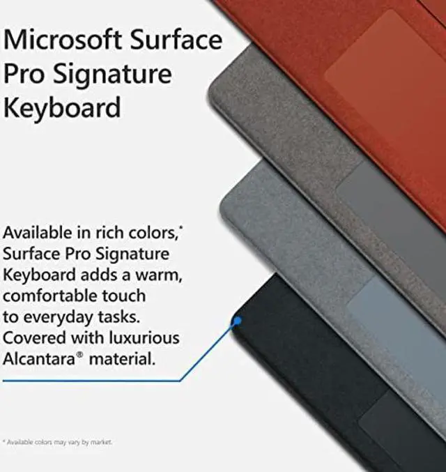 Alt view image 5 of 5 - Microsoft Surface Pro Signature Keyboard - Platinum