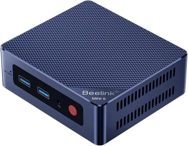 Main image of Beelink Mini PC, Mini S12 8GB DDR4 256 SSD 12th Generation Processor N95 4C 4T Max 3.4GHz, LAN 2.5G /2* HDMI 4K@60Hz Output Gigabit Ethernet/WiFi 6 / BT-5.2