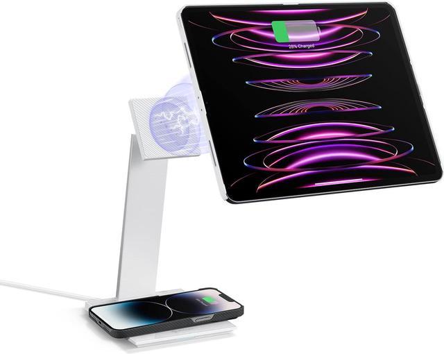 PITAKA Magnetic Wireless Charging Stand Holder Only for MagEZ Case Pro for  iPad Pro/iPad Mini 6 [MagEZ Charging Stand] Adjustable iPad Stand with 15W  