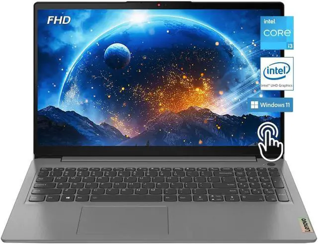Main image of Lenovo - 2023 - IdeaPad 3i - Essential Laptop Computer - Intel Core i3-1115G4 11th Gen - 15.6" FHD Touchscreen Display - 20GB Memory - 1TB Storage - Windows 11 - Arctic Grey - W/GaLiMu