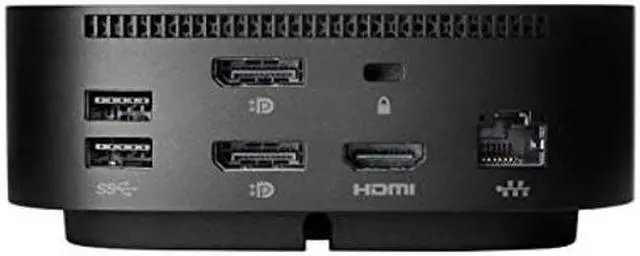 Alt view image 3 of 5 - HP Docking Station - for Notebook - 100 W - USB Type C - 6 x USB Ports - 4 x USB 3.0 - Network (RJ-45) - HDMI - DisplayPort - Wired