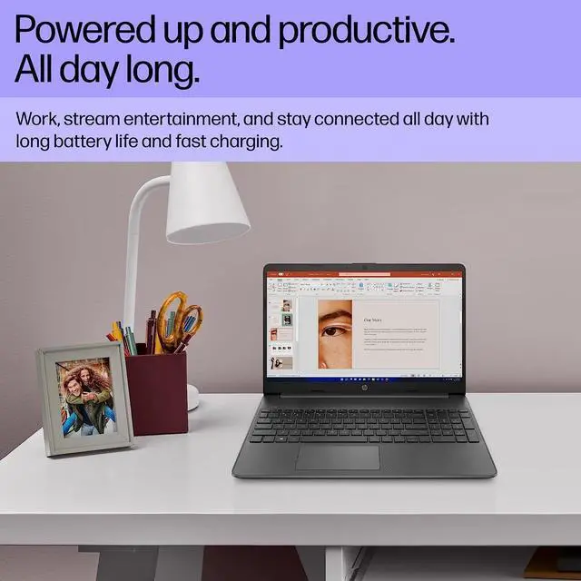 Alt view image 2 of 4 - HP Essential Laptop, 15.6" FHD Display, Intel Core i3-1215U Processor, 16GB RAM, 1TB SSD, Webcam, Wi-Fi 6, HDMI, Windows 11 Home, KKE Accessories, Gray