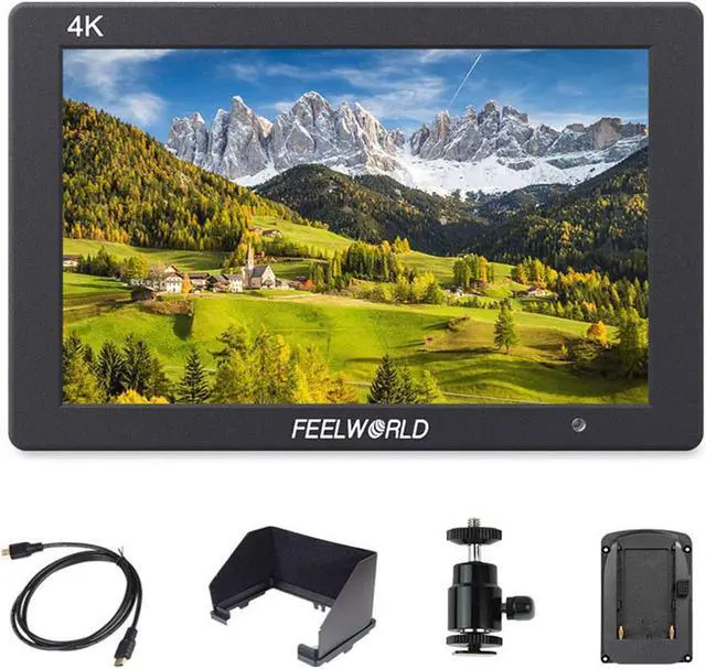 Main image of FEELWORLD T7 7 Inch DSLR On Camera Field Monitor Video Assist Full HD 1920x1200 4K HDMI Input Output with Peaking Focus Rugged Aluminum Housing
