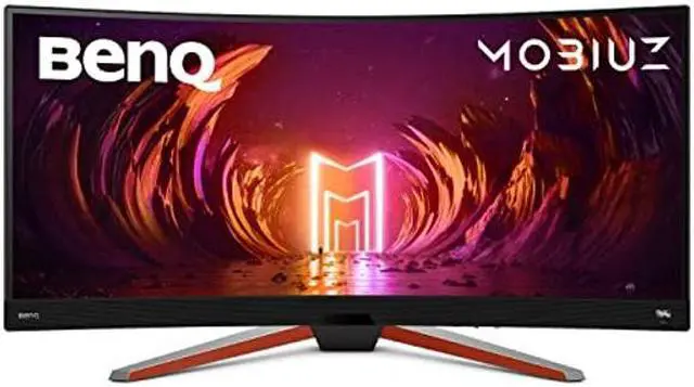 Alt view image 2 of 5 - BenQ MOBIUZ EX3410R Curved Gaming Monitor 34" 2K 1440p 144Hz 1ms w/Remote | HDRi | 1000R | Color Optimizer | Freesync Premium Pro | Eye-Care | Height, Swivel & Tilt | 2.1ch w/ 5w Sub | USB Hub