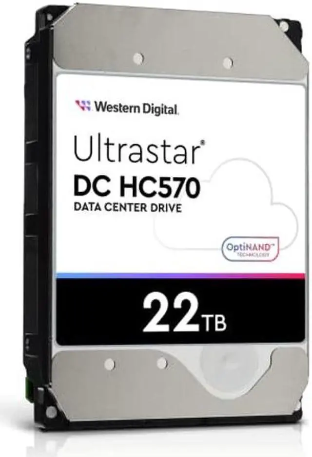 Main image of Western Digital WD Ultrastar HC570 WUH722222ALE6L4 22TB 7200RPM 3.5'' Desktop HDD 0F48155