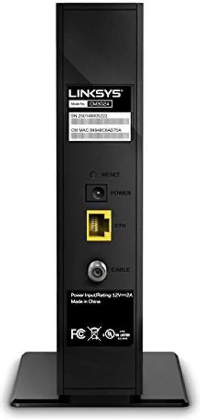 Alt view image 3 of 5 - Linksys CM3024 High Speed DOCSIS 3.0 24x8 Cable Modem, Certified for Comcast/Xfinity, Time Warner, Cox & Charter (Modem Only, No Wifi Functionality)