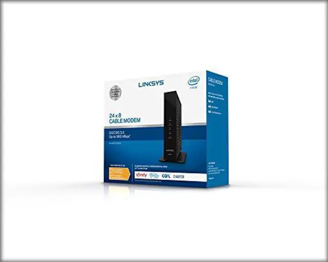 Alt view image 4 of 5 - Linksys CM3024 High Speed DOCSIS 3.0 24x8 Cable Modem, Certified for Comcast/Xfinity, Time Warner, Cox & Charter (Modem Only, No Wifi Functionality)