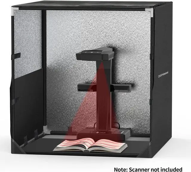 Alt view image 2 of 5 - CZUR ET16 Pro Book Scanner and Portable Studio Box Bundle