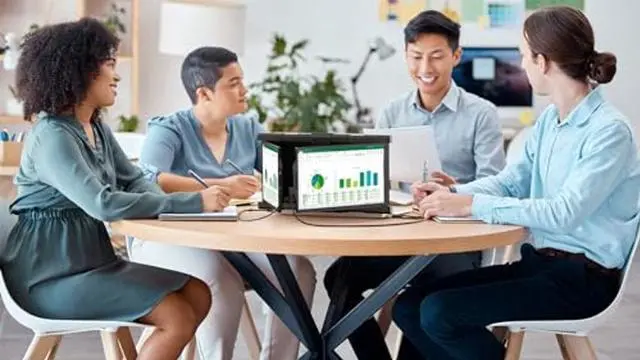 Alt view image 5 of 5 - Mobile Pixels New Trio Portable Laptop Monitor Extender, 2x13.3'' FHD 1080P Triple Monitor for Laptop, USB Type C/HDMI Plug&Play, Compatible with Mac/Windows/Android, Tri Screen for 13"-15" Laptops