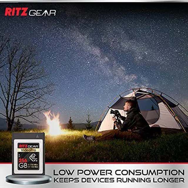 Alt view image 4 of 5 - RG CFExpress Type B 256GB Card (1700/1100 R/W), (Pack of 2 Units) Pairs with Compatible Canon & Panasonic DSLR Cameras. (Not Recommended for Nikon Cameras)