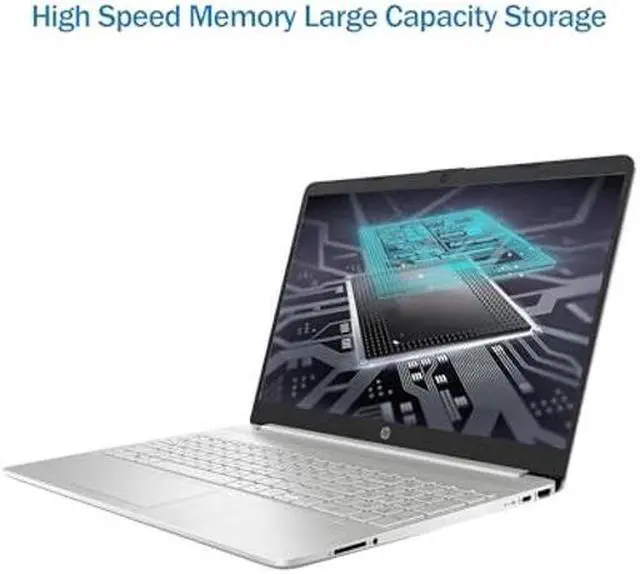Alt view image 4 of 5 - HP 15.6" Laptop, Intel Core i3-1215U Processor, 16GB RAM, 1TB SSD, FHD Display, Numeric Keypad, Bluetooth, Wi-Fi, Long Battery Life, SD Card Reader, Windows 11 Home, Alpacatec MicroSD, Silver