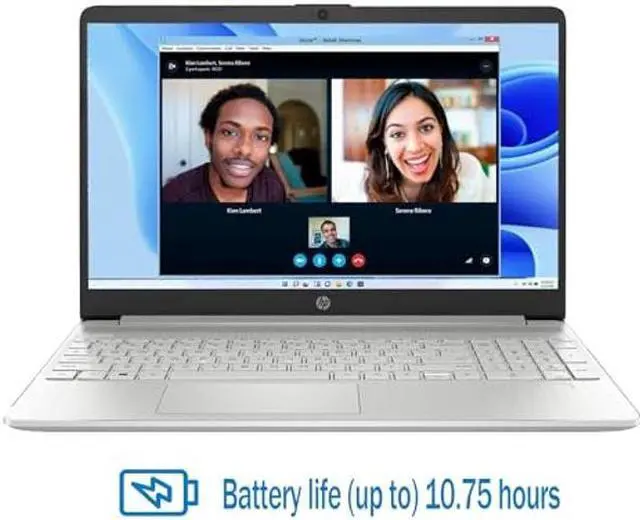 Alt view image 5 of 5 - HP 15.6" Laptop, Intel Core i3-1215U Processor, 16GB RAM, 1TB SSD, FHD Display, Numeric Keypad, Bluetooth, Wi-Fi, Long Battery Life, SD Card Reader, Windows 11 Home, Alpacatec MicroSD, Silver