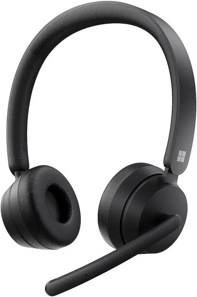 Main image of Microsoft Modern - Wireless Headset,Comfortable Stereo Headphones with Noise-Cancelling Microphone, USB-A dongle, On-Ear Controls, PC/Mac - Certified for Microsoft Teams,Black
