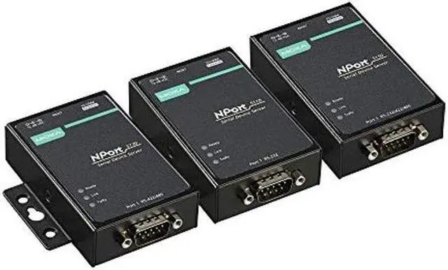 Alt view image 3 of 5 - Moxa Device Server NPort 5150, 1-Port RS-232/422/485 Device Server, 0 to 55degC Operating Temperature One Year Warranty!