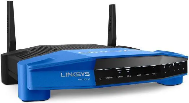 Main image of Linksys WRT1200AC Dual-Band and Wi-Fi Wireless Router with Gigabit and USB 3.0 Ports and eSATA