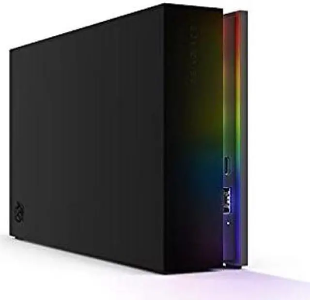 Alt view image 5 of 5 - Seagate FireCuda Gaming Hub External Hard Drive HDD 8TB - USB 3.2, Customizable RGB LED lighting, Dual forward-facing USB for Desktop PC with Rescue Services (STKK8000400)