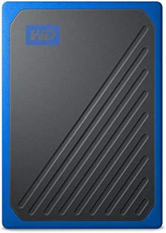 Alt view image 2 of 4 - WD 1TB My Passport Go Cobalt SSD Portable External Storage - WDBY9Y0010BBT-WESN (Old model)