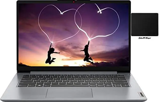 Main image of Lenovo 14" 1i HD Laptop, Intel Dual Core Celeron N4020, 4GB RAM, Webcam, HDMI, 1Year Office 365, 64GB eMMC Bundle w/ 128GB NVME SSD and GalliumPi Mousepad