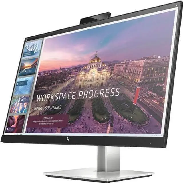 Alt view image 3 of 4 - HP E24d G4 23.8" Full HD LED LCD Monitor - 16:9 - Black, Silver