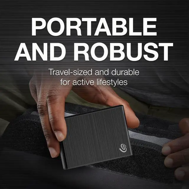 Alt view image 5 of 5 - Seagate One Touch 2TB External SSD Portable - Black, speeds up to 1030MB/s, with Android App, 1yr Mylio Create and Rescue Services (STKG2000400)