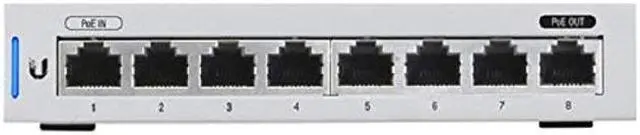 Alt view image 2 of 3 - Ubiquiti US-8 Unifi Switch,Silver
