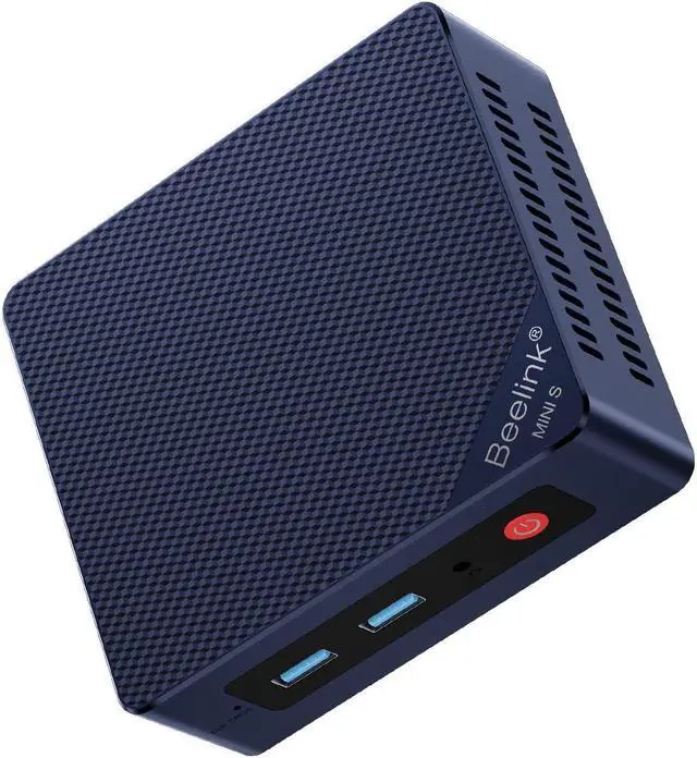 Main image of Beelink Mini PC, Mini S12 Intel 12th Gen 4-Core N95(up to 3.4GHz), Mini Computer 16GB DDR4 RAM 500GB SSD, Desktop PC Dual HDMI 4K UHD/Gigabit Ethernet/Dual WiFi5/BT4.2/HTPC/W-11